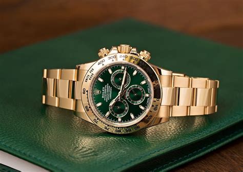 rolex green watch face